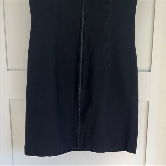 Rag and Bone zippered black mini dress - Picture 4 of 7